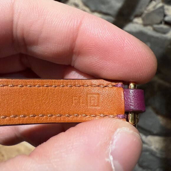 Hermès Purple Double Tour Rivale GHW Wrap Bracelet - Picture 7 of 12